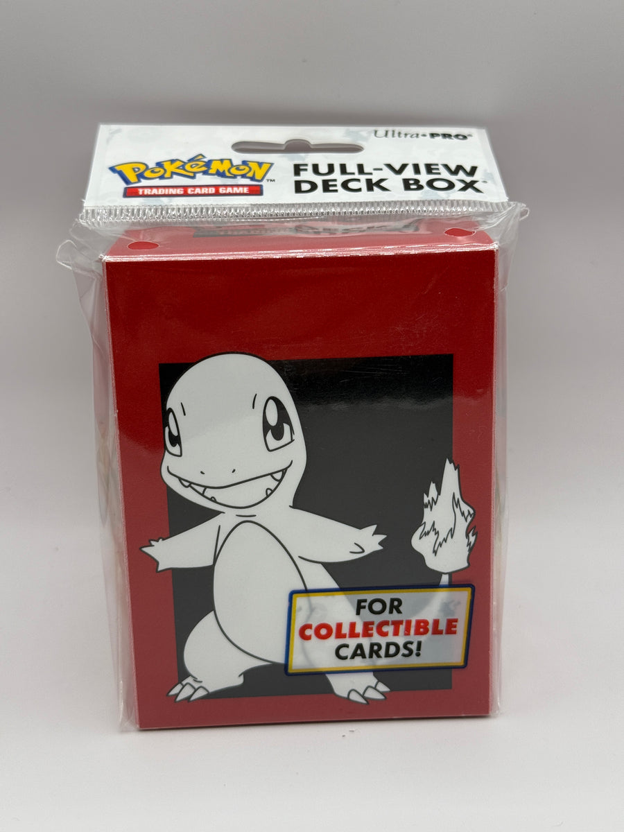 Ultra Pro - Deck Box Pokémon Charmander: Custodia Rigida Con Coperchio Trasparente Per 75 Carte – Organizzatore Da Collezione Con Divisorio