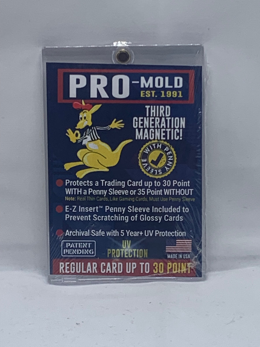 Jersey Patch Card Holders Pro-Mold Magnetic Card Holder 20-Pack - Holds Thick Cards Up To 120pt, UV Protection, Recessed Design Jersey Patch Card Holders Pro-Mold Magnetic Card Holder 20-Pack - Holds Thick Cards Up To 120pt, UV Protection, Recessed Design