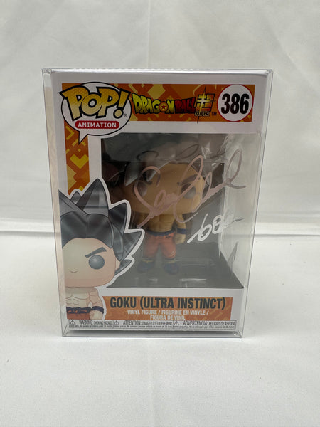 Pop! Goku Ultra Instinct 386 Signed By Sean Schemmel