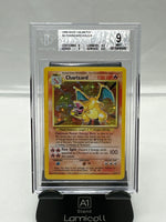 BGS 9 Pokemon Charizard 4 Base Set