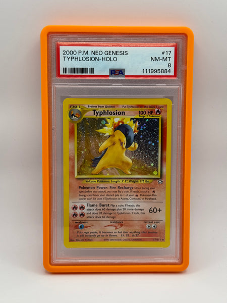 Typhlosion 17 Neo Genesis PSA 8