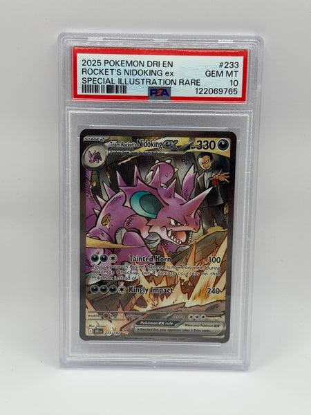 Team Rocket’s Nidoking 233 Destined Rivals PSA 10