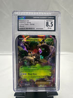 2015 Pokémon Primal Clash Trevenant Ex Miscut Error CGC 8.5