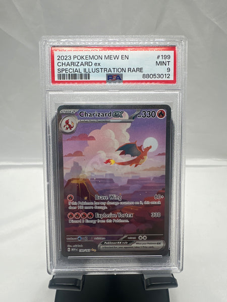 2023 Pokémon 151 Charizard ex Special Illustration Rare PSA 9