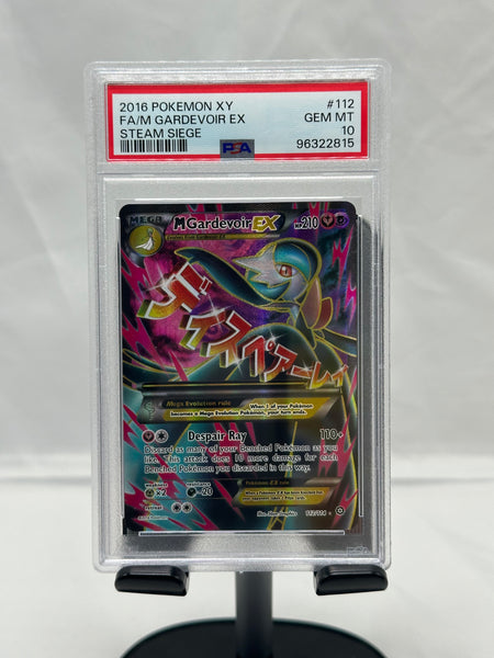 PSA 10 2016 Pokemon M Gardevoir EX 112 Steam Seige