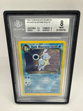 Dark Blastoise 3 Team Rocket BGS 8