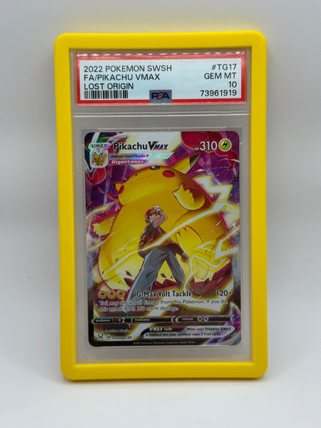 Pikachu VMAX TG17 Lost Origin PSA 10