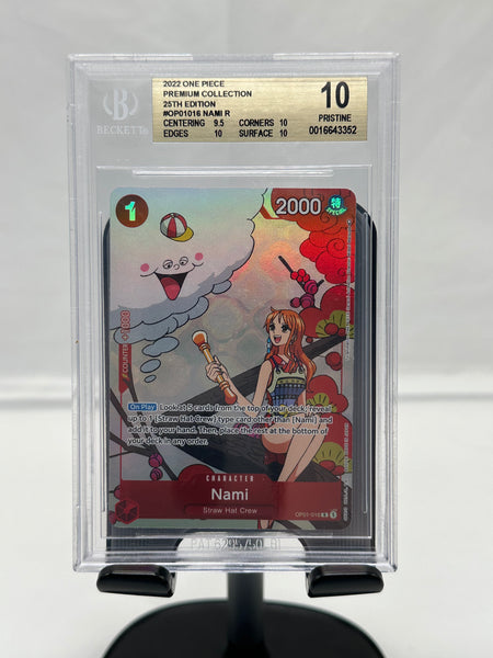 Bgs 10 One Piece Nami Op01 016 Gift Collection