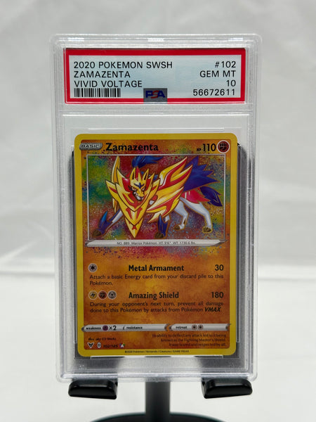 PSA 10 Pokemon Vivid Voltage Amazing Rare Set