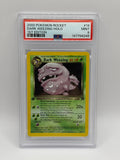 Dark Weezing 14 Rocket 1st Edition PSA 9