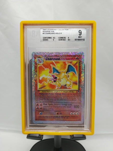 2002 Legendary Collection Reverse Foil Charizard [BGS 9]