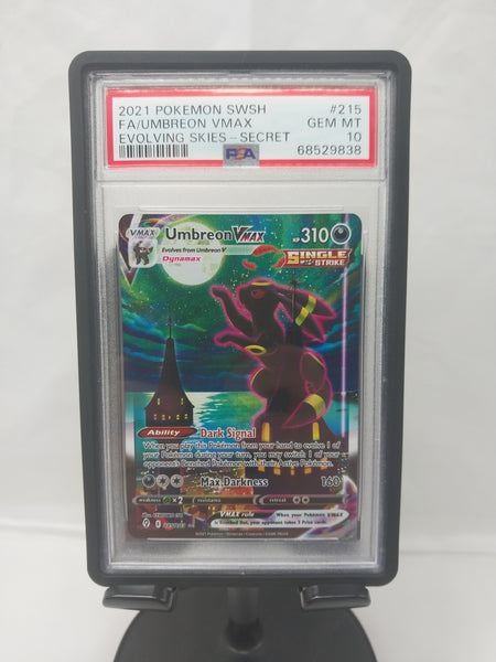 Umbreon Vmax Alt Art Evolving Skies PSA 10