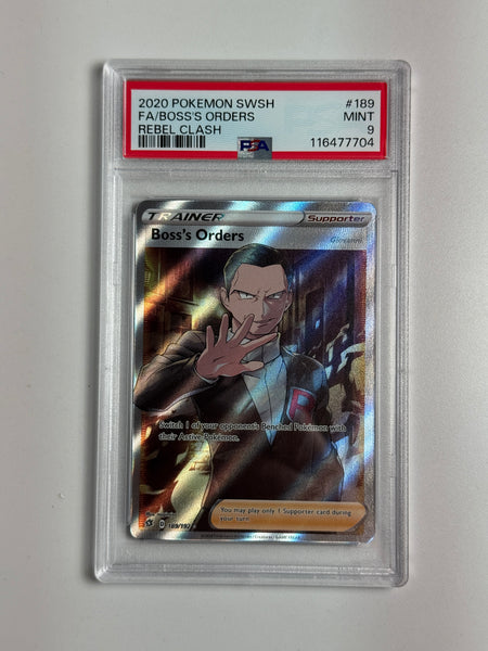 Boss’s Orders 189 Rebel Clash PSA 9
