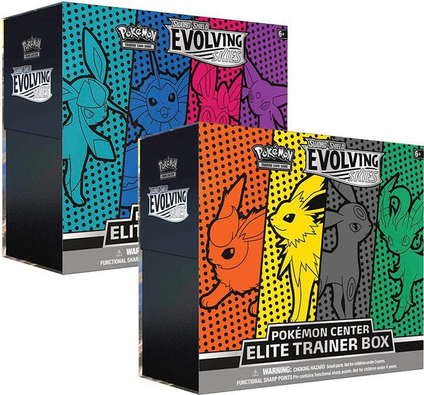 Evolving Skies Pokemon Center Elite Trainer Box (Set of 2)