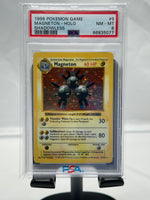 Pokemon Magneton Shadowless PSA 8