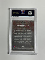 PSA 8 2018 Topps Shohei Ohtani #2 Legends in the Making Blue