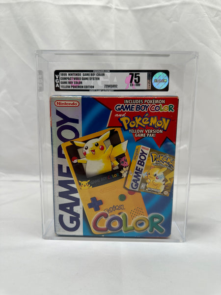 VGA 75 GameBoy Color Pokemon Yellow Edition