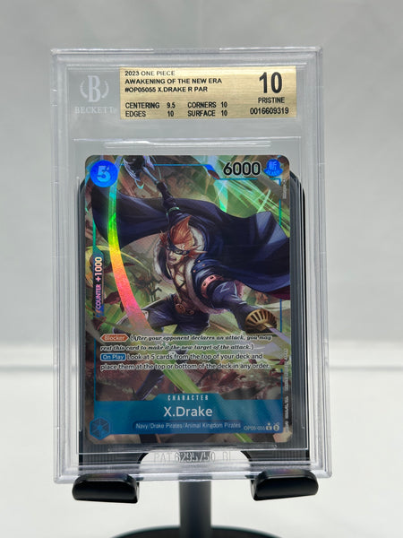 Bgs 10 One Piece X.Drake Alternate Art Awakening Of The New Era