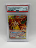 Charizard & Braixen GX 22 Cosmic Eclipse PSA 10