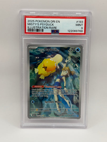 Misty’s Psyduck 193 Destined Rivals PSA 9