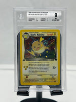 BGS 9 Pokemon Dark Raichu 83 1st Edition Rocket