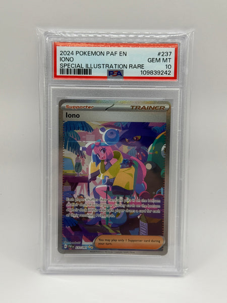 Iono 237 Paldean Fates PSA 10