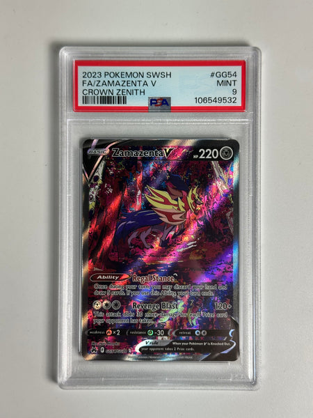 Zamazenta V GG54 Crown Zenith PSA 9