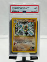 PSA 9 Pokemon Giovanni’s Machamp 6 Gym Challenge