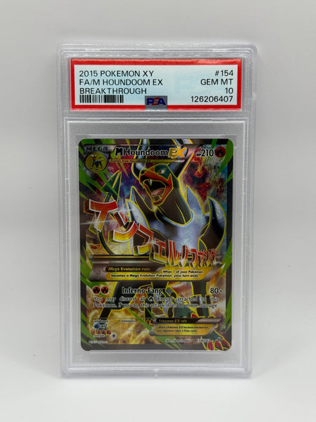 M Houndoom ex 154 Breakthrough PSA 10