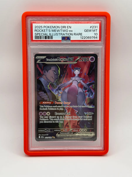 Team Rocket’s Mewtwo EX 231 Destined Rivals PSA 10