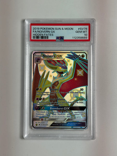 Noivern GX SV78 Hidden Fates PSA 10