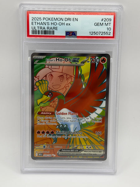 Ethan’s Ho-oh EX 209 Destined Rivals PSA 10