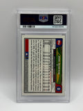Joe Mauer Blue Refractor 9 Topps Chrome PSA 10
