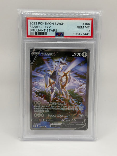 Arceus V 166 Brilliant Stars PSA 10