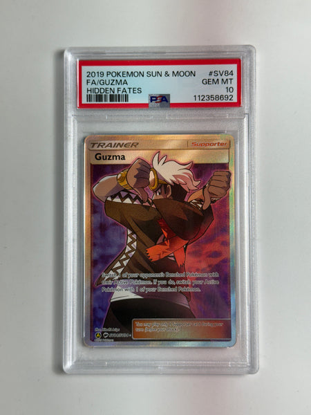 Guzma SV84 Hidden Fates PSA 10