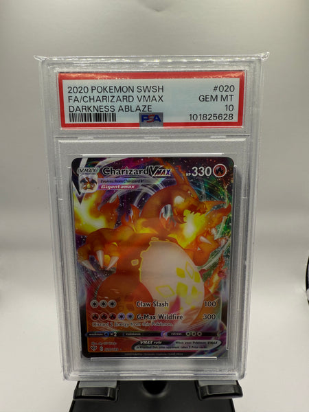 Charizard VMAX 20 Darkness Ablaze PSA 10