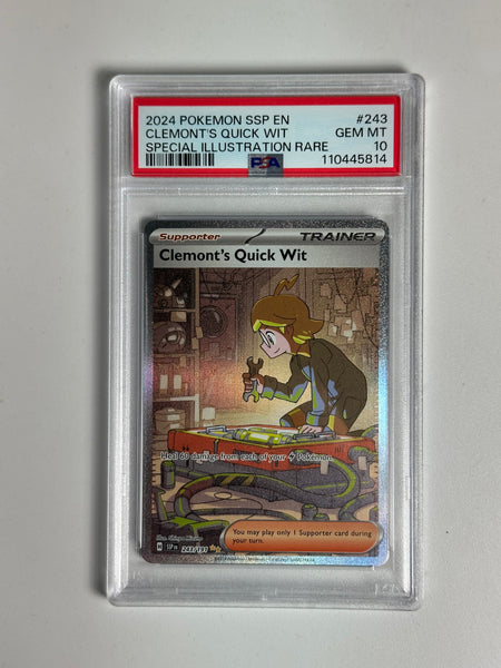 Clement’s Quick Wit 243 Surging Sparks PSA 10