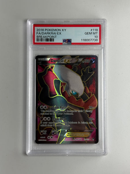 Darkrai EX 118 Breakpoint PSA 10