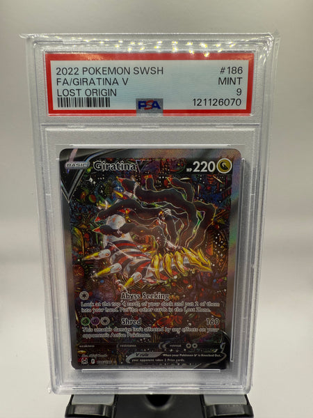 Giratina V 186 Lost Origins PSA 9