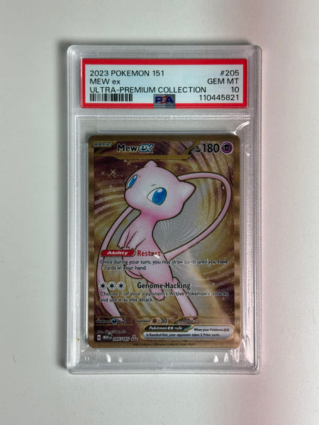 Mew Ex 205 151 Ultra Premium Collection PSA 10