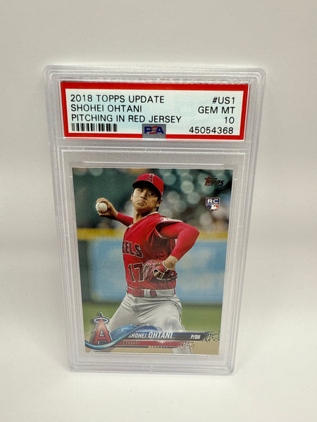 2018 Topps Update Shohei Ohtani US1 PSA 10