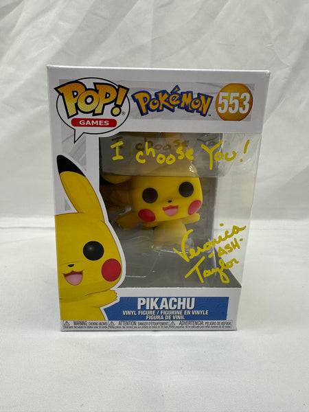 Pop! Funko Pikachu 553 signed by Veronica Taylor