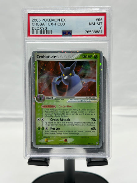 Psa 8 Pokemon Crobat Ex Holo Deoxys