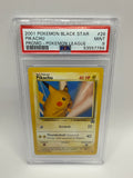 Pikachu 26 Black Star Promo PSA 9