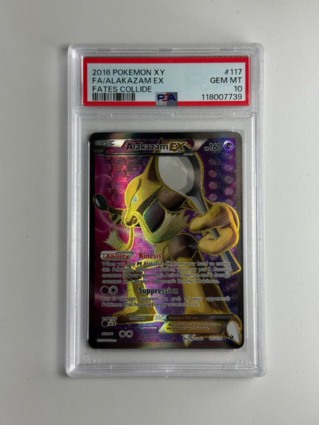 Alakazam EX 117 Fates Collide PSA 10