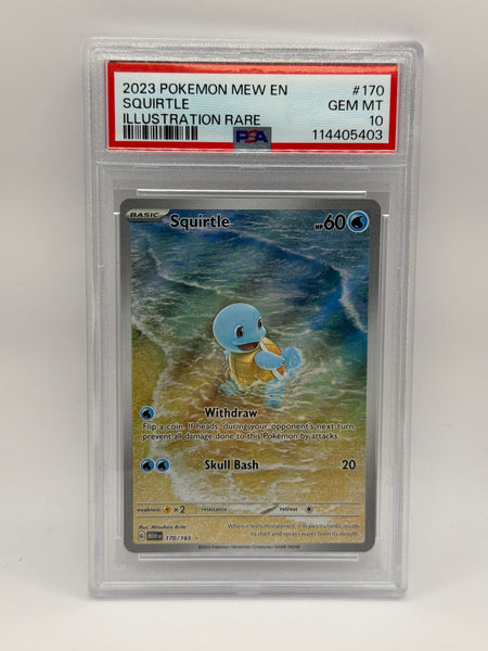 Squirtle 170 SV 151 PSA 10