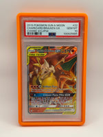 Charizard & Braixen GC 22 Cosmic Eclipse PSA 10