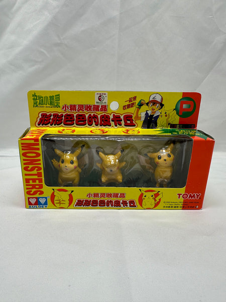 Japanese Pokemon Auldey Pikachu Figure Set