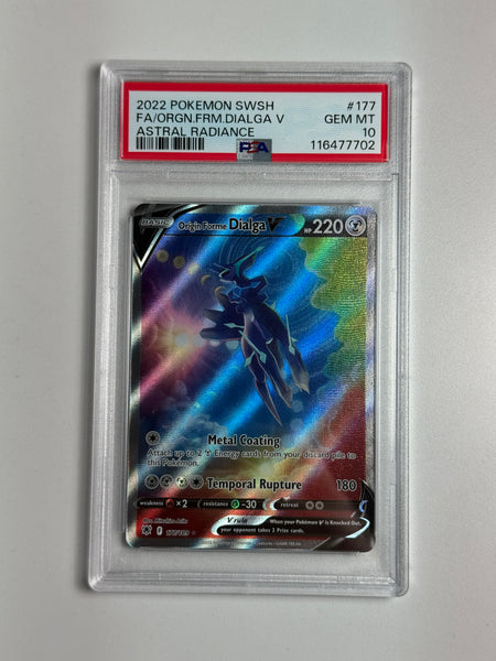 Origin Forme Dialga V 177 Astral Radiance PSA 10