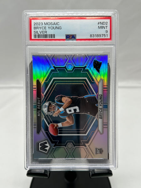 PSA 9 2023 Mosaic Bryce Young Debut Silver